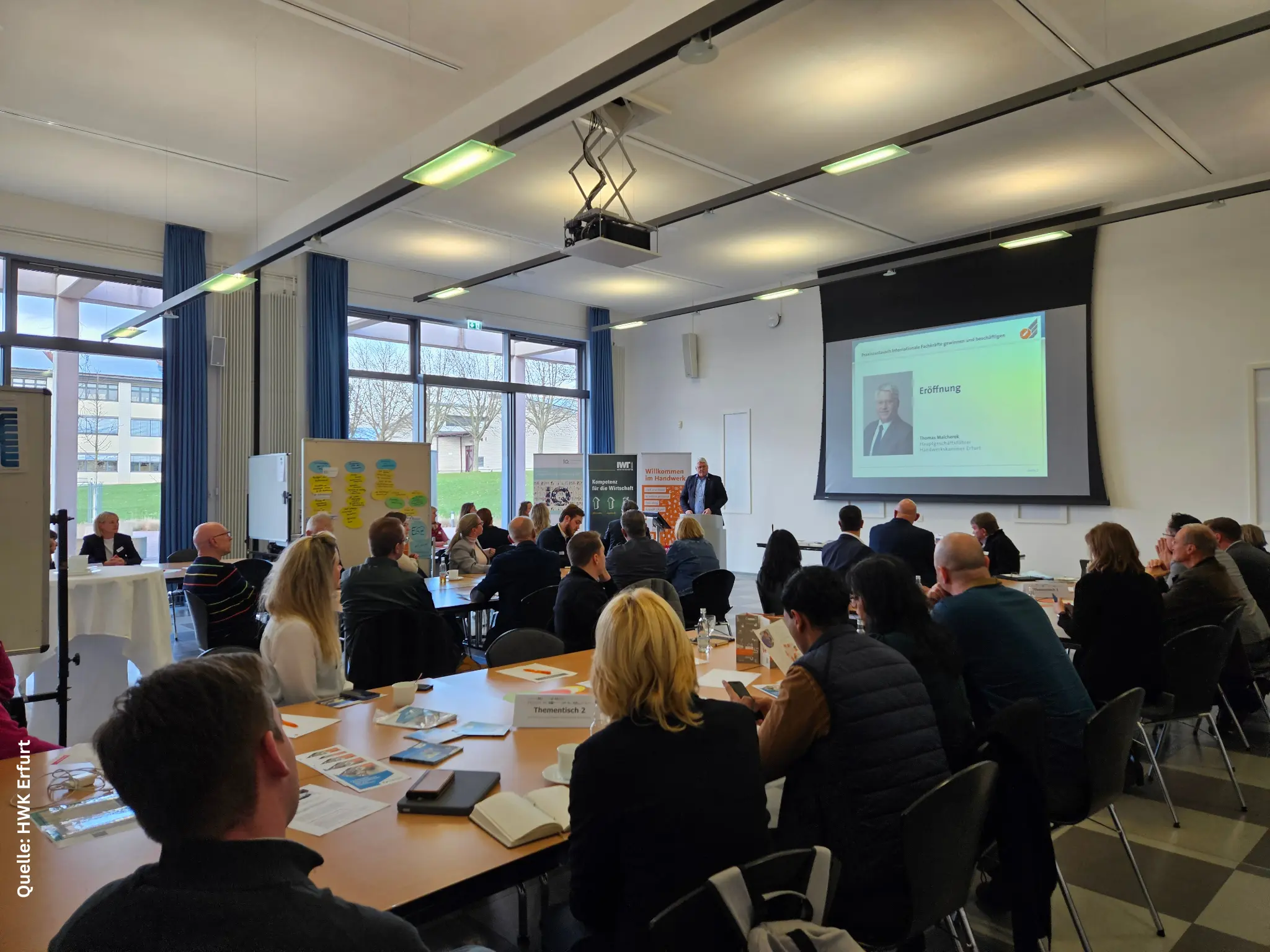 Praxisaustausch zur Gewinnung und Beschäftigung internationaler Fachkräfte in Erfurt